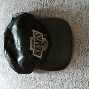 Vintage LA Kings leather Hat